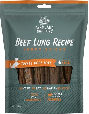 Beef Lungs Recipe Jerky Dog Treats, 8.2-oz bag