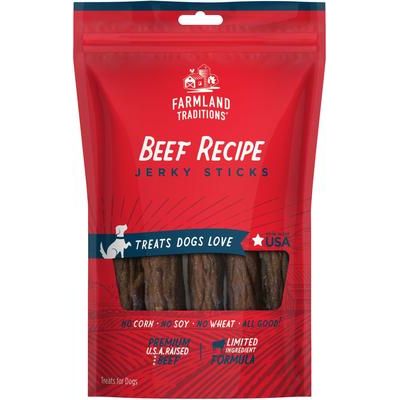 Palitos de carne de res, premios para perros, bolsa de 6 oz
