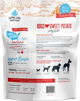 Dogs Love Sweet Potato Jerky Dog Treats, 32-oz bag