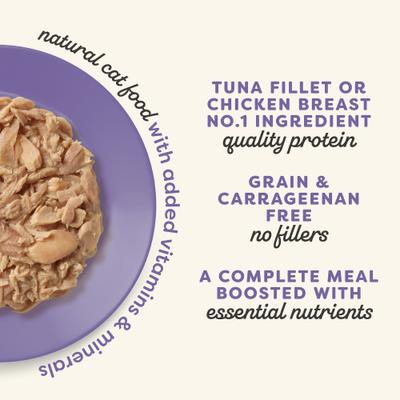 Vitality Chicken & Seafood Variety Pack Grain-Free Bits in Broth Wet Cat Food, 2.47-oz can, case of 5