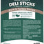 Deli Sticks Pork & Turkey Human-Grade Gluten-Free Soft & Chewy Dog Treats, 10 count bag