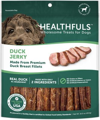 Duck Jerky Tenders Dog Treats, 1-lb bag