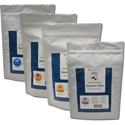 Alimento deshidratado para perros Homestyle PetMix Fish, bolsa de 2 lb