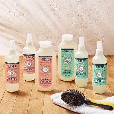 Spray desodorante para gatos, color melocotón blanco, botella de 8 onzas líquidas