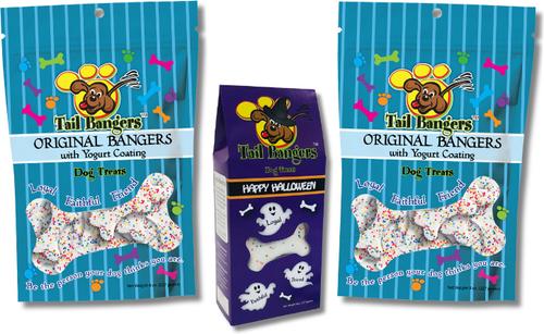 Halloween Gift Pack Peanut Butter & Honey Crunchy Dog Treats, 3 count