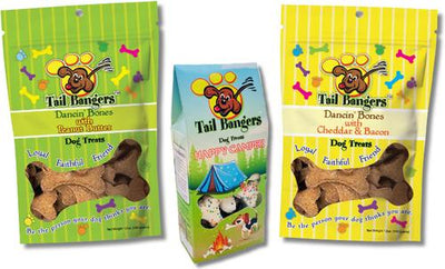 Camping Variety Pack Peanut Butter, Peanut Butter with Yogurt, Cheddar & Bacon Crunchy Dog Treats, 3 count