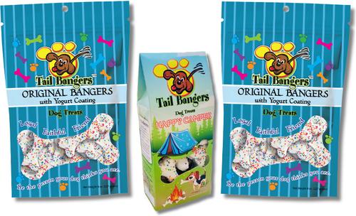 Camping Gift Pack Peanut Butter & Honey Crunchy Dog Treats, 3 count