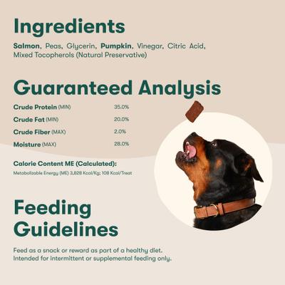 Salmon Tenders Jerky Dog Treats, 5-oz bag, 4 count