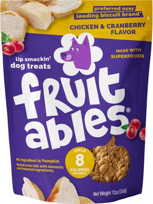 Chicken & Cranberry Flavor Dog Treats, 20-oz bag