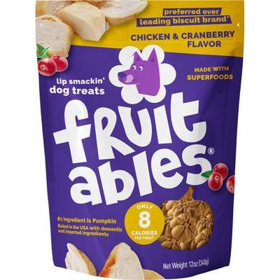 Premios para perros con sabor a pollo y arándanos, bolsa de 20 oz