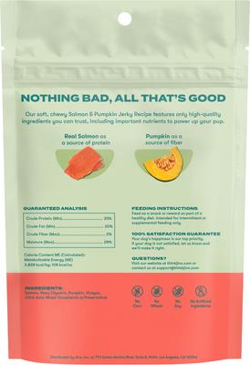 Salmon Tenders Jerky Dog Treats, 5-oz bag, 4 count