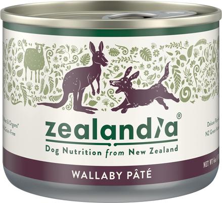 Adult Grain-Free Wallaby Pate Canned Dog Food, 6-oz can, case of 24