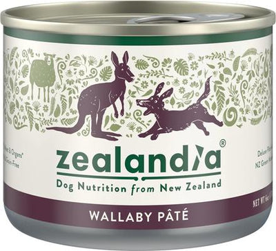 Adult Grain-Free Wallaby Pate Canned Dog Food, 6-oz can, case of 24