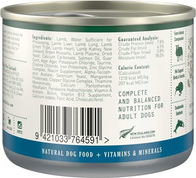 Adult Grain-Free Lamb Pate Canned Dog Food, 6-oz can, case of 24