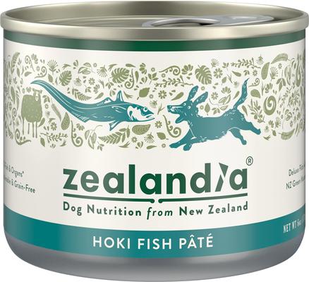 Adult Grain-Free Hoki Fish Pate Canned Dog Food, 6-oz can, case of 24
