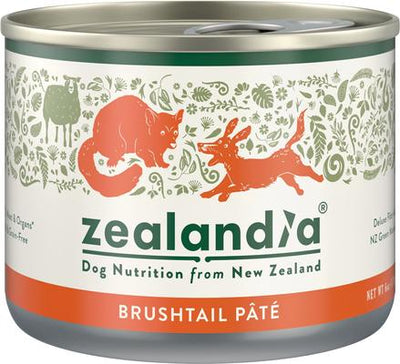 Adult Grain-Free Brushtail Pate Canned Dog Food, 6-oz can, case of 24