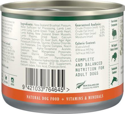 Adult Grain-Free Brushtail Pate Canned Dog Food, 6-oz can, case of 24