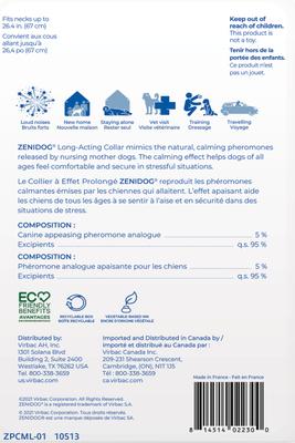 Zenidog Long-Acting Calming Collar for Dogs, Medium/Large: up to 29.5-in neck