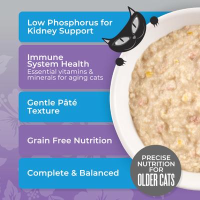 Silver Chicken, Duck & Duck Liver Recipe Grain-Free Pate in Broth Wet Cat Food, 2.4-oz can, case of 12