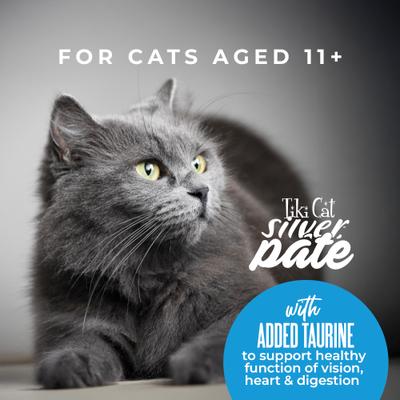 Silver Chicken, Duck & Duck Liver Recipe Grain-Free Pate in Broth Wet Cat Food, 2.4-oz can, case of 12