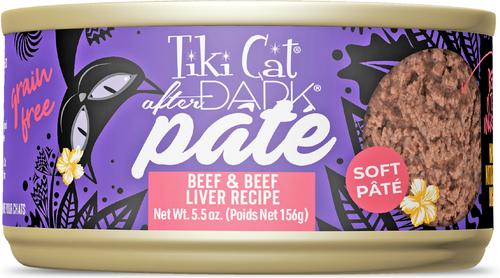 After Dark Pate Lamb & Beef Liver Recipe Grain-Free Wet Cat Food, 3-oz can, case of 12