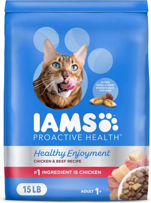 Proactive Health Healthy Enjoyment Immune Support Chicken & Beef Adult Dry Cat Food, 6-lb bag
