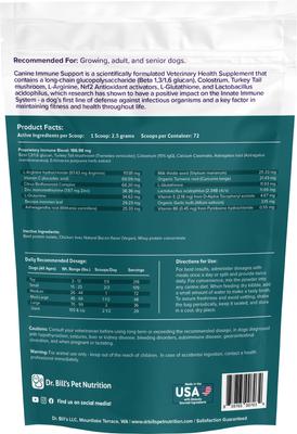 Canine Immune Support Dog Supplement Powder, 180-gm pouch