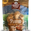 Hide Free 3.5-inch Peanut Butter Puffed Knotted Bone Dog Hard Chew Treats, 3 count