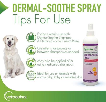Dermal-Soothe Anti-Itch Spray for Dogs & Cats, 12-fl oz bottle