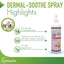 Dermal-Soothe Anti-Itch Spray for Dogs & Cats, 12-fl oz bottle