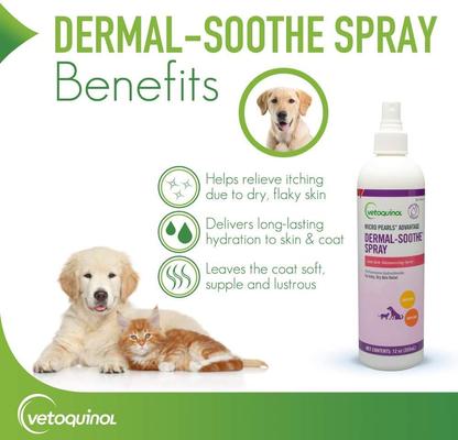 Dermal-Soothe Anti-Itch Spray for Dogs & Cats, 12-fl oz bottle