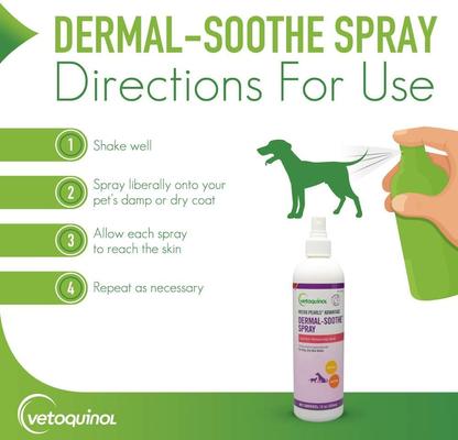Dermal-Soothe Anti-Itch Spray for Dogs & Cats, 12-fl oz bottle