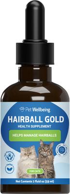 Hairball GOLD Liquid Hairball Control Supplement for Cats, 2-oz bottle