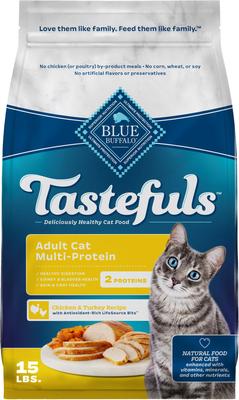 Tastefuls Multi-Protein Chicken & Turkey Recipe Adult Dry Cat Food, 5-lb bag
