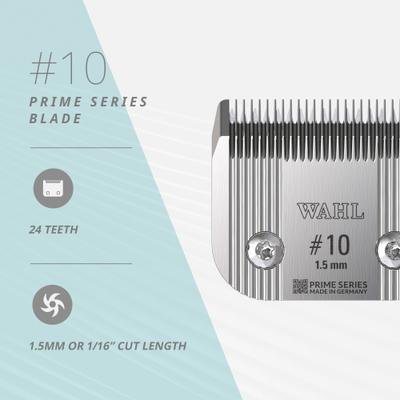 #10 Prime Series Pet Grooming Blade Set, Chrome