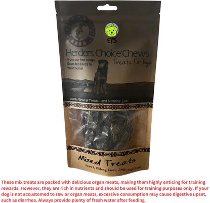 Herders Choice Mixed Lamb Organ Dehydrated Dog Treats, 3.5-oz bag