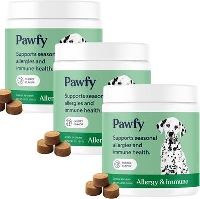 Allergy & Immune Turkey Flavor Dog Supplement, 30 count