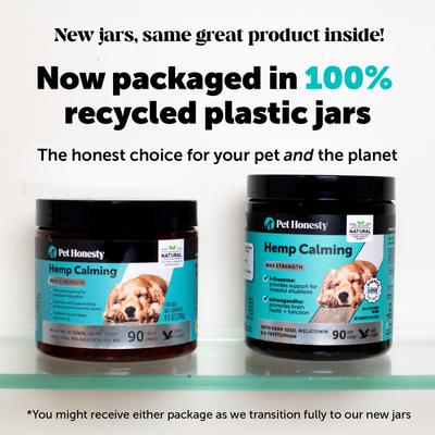 Hemp Calming Max-Strength Duck Flavored Melatonin, Ashwaganda & L-Theanine Chews Calming & Anxiety Supplement for Dogs, 270 count