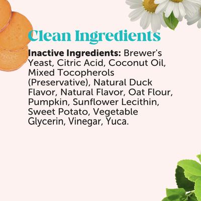 Hemp Calming Max-Strength Duck Flavored Melatonin, Ashwaganda & L-Theanine Chews Calming & Anxiety Supplement for Dogs, 270 count