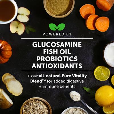 Senior Multivitamin Duck Flavored Soft Chews Digestive Support for Senior Dogs, 90 count, 270 count