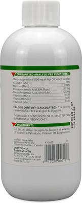 Triglyceride OMEGA Omega-3 Fatty Acid Liquid Supplement for Cats & Dogs, 2 count