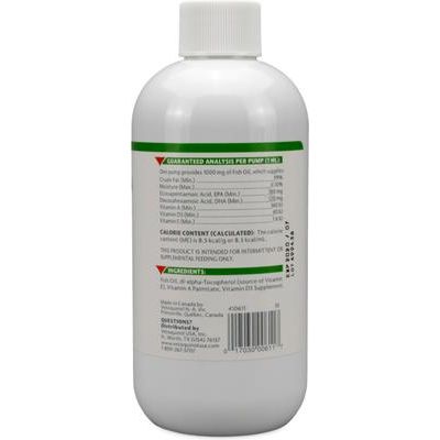 Suplemento líquido de ácidos grasos Omega-3 Triglyceride OMEGA para gatos y perros, 2 unidades