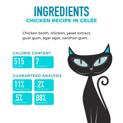 Stix Gelee Chicken Lickable Kitten Treats, bolsa de 3 oz, paquete de 6