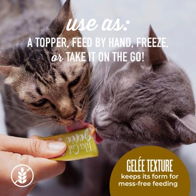 Stix Gelee Tuna Lickable Cat Treat, bolsa de 3 oz, paquete de 6