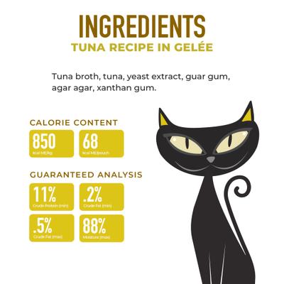 Stix Gelee Tuna Lickable Cat Treat, bolsa de 3 oz, paquete de 6