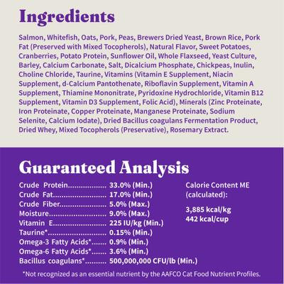 Holistic Grain-Free Wild-Caught Salmon & Whitefish Recipe Complete Digestive Health Dry Kitten Food, 6-lb bag