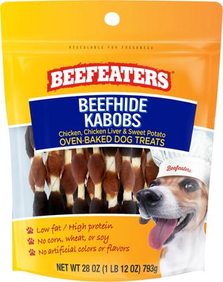 Beefhide Kabobs Jerky Dog Treats, 40-oz bag