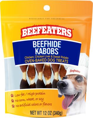Beefhide Kabobs Jerky Dog Treats, 40-oz bag