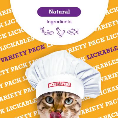 Puree Chicken & Meat Flavored Cat Treats, 48 count