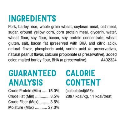 Purina Beggin' Strips & Stix Bacon & Peanut Butter Flavor Soft & Chewy Dog Treats, 6-oz pouch